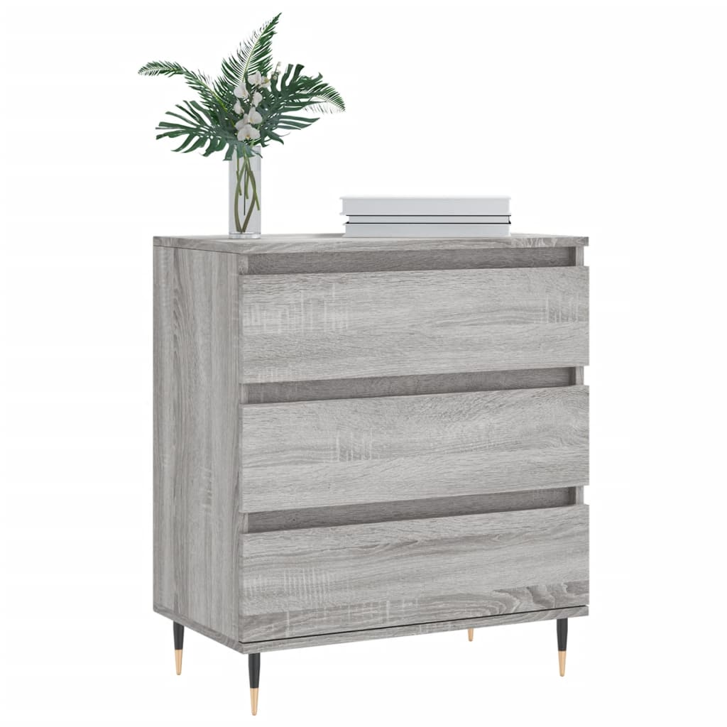 Ντουλάπι Γκρι Sonoma 60x35x70 εκ. από Επεξεργασμένο Ξύλο