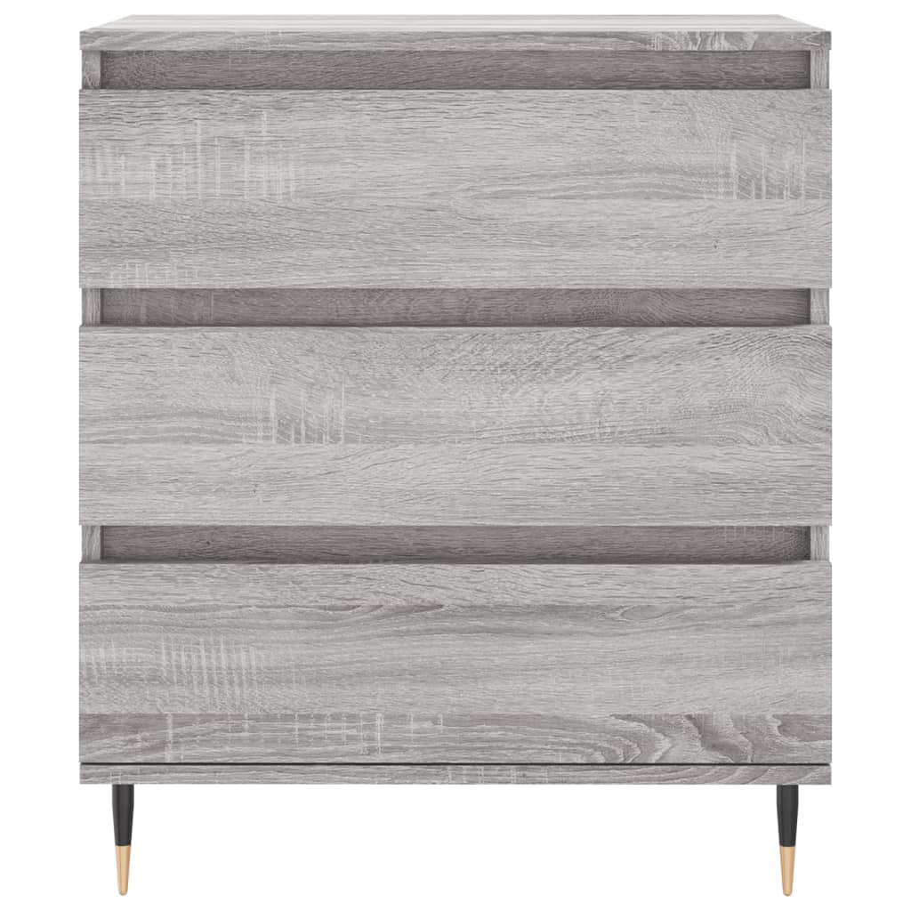Ντουλάπι Γκρι Sonoma 60x35x70 εκ. από Επεξεργασμένο Ξύλο