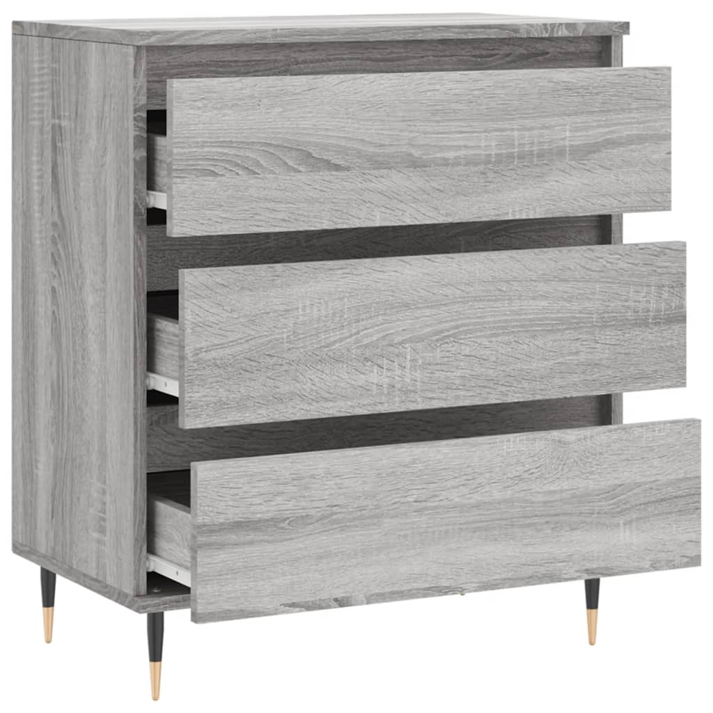 Ντουλάπι Γκρι Sonoma 60x35x70 εκ. από Επεξεργασμένο Ξύλο
