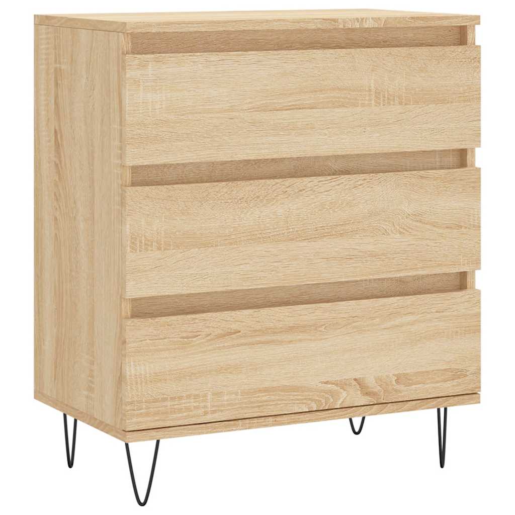 Συρταριέρα Sonoma Δρυς 60x35x70 εκ. Επεξεργασμένο Ξύλο