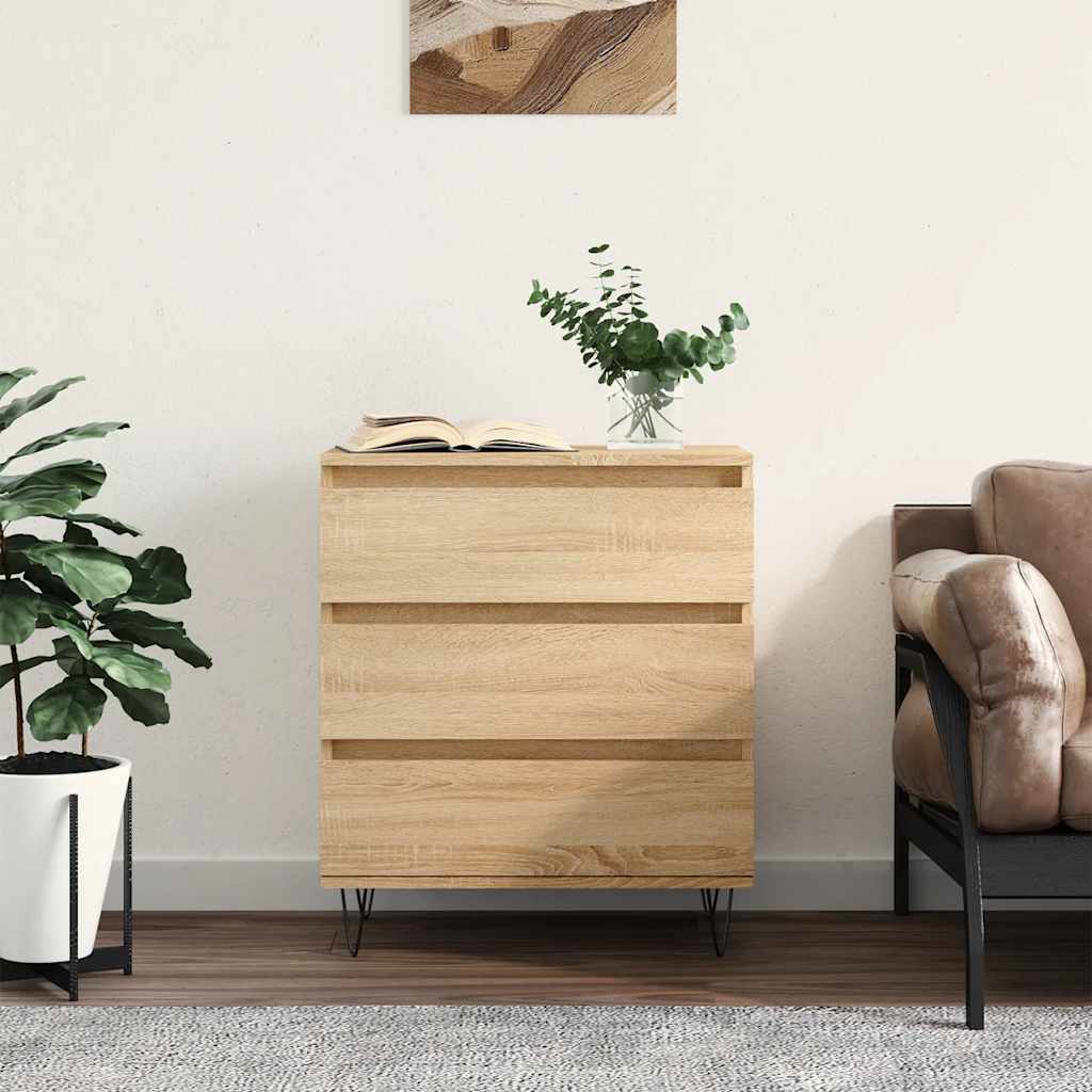 Συρταριέρα Sonoma Δρυς 60x35x70 εκ. Επεξεργασμένο Ξύλο