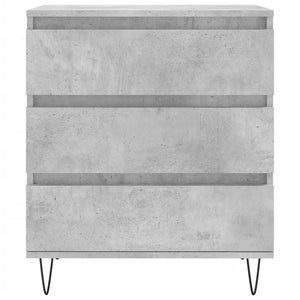 Ντουλάπι Γκρι Σκυροδέματος 60x35x70 εκ. Επεξεργασμένο Ξύλο