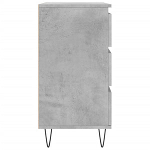 Ντουλάπι Γκρι Σκυροδέματος 60x35x70 εκ. Επεξεργασμένο Ξύλο