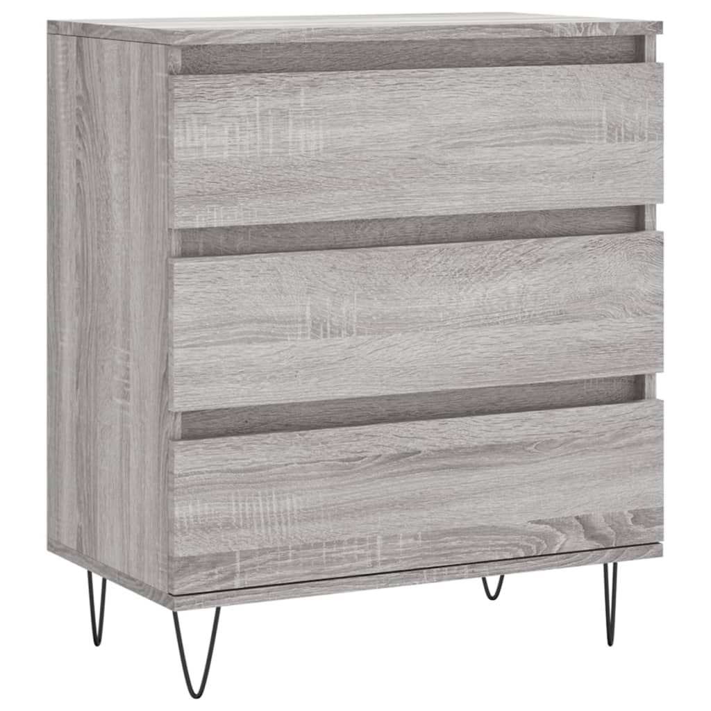 Ντουλάπι Γκρι Sonoma 60x35x70 εκ. από Επεξεργασμένο Ξύλο