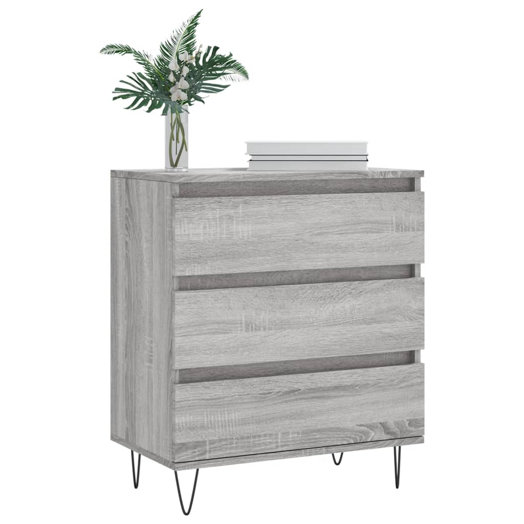 Ντουλάπι Γκρι Sonoma 60x35x70 εκ. από Επεξεργασμένο Ξύλο