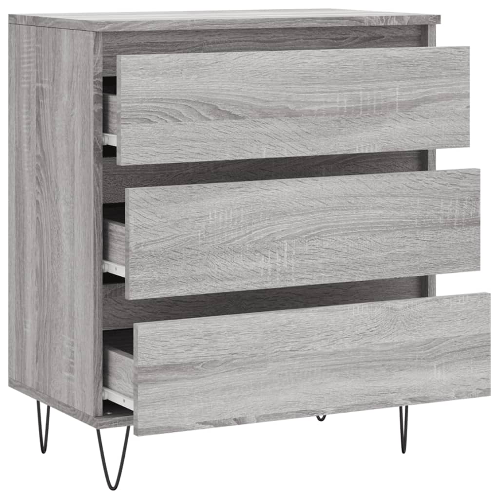 Ντουλάπι Γκρι Sonoma 60x35x70 εκ. από Επεξεργασμένο Ξύλο