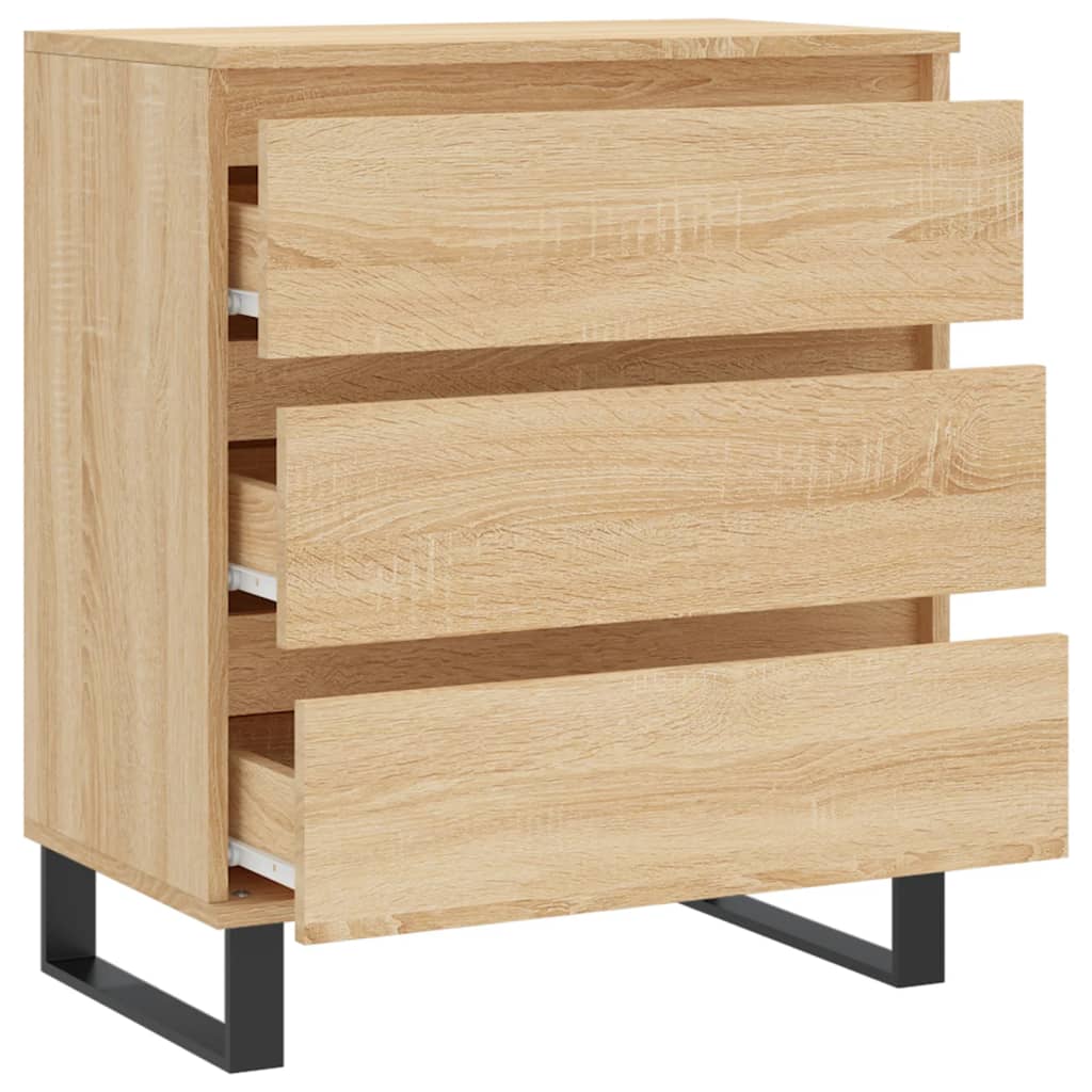Συρταριέρα Sonoma Δρυς 60x35x70 εκ. Επεξεργασμένο Ξύλο