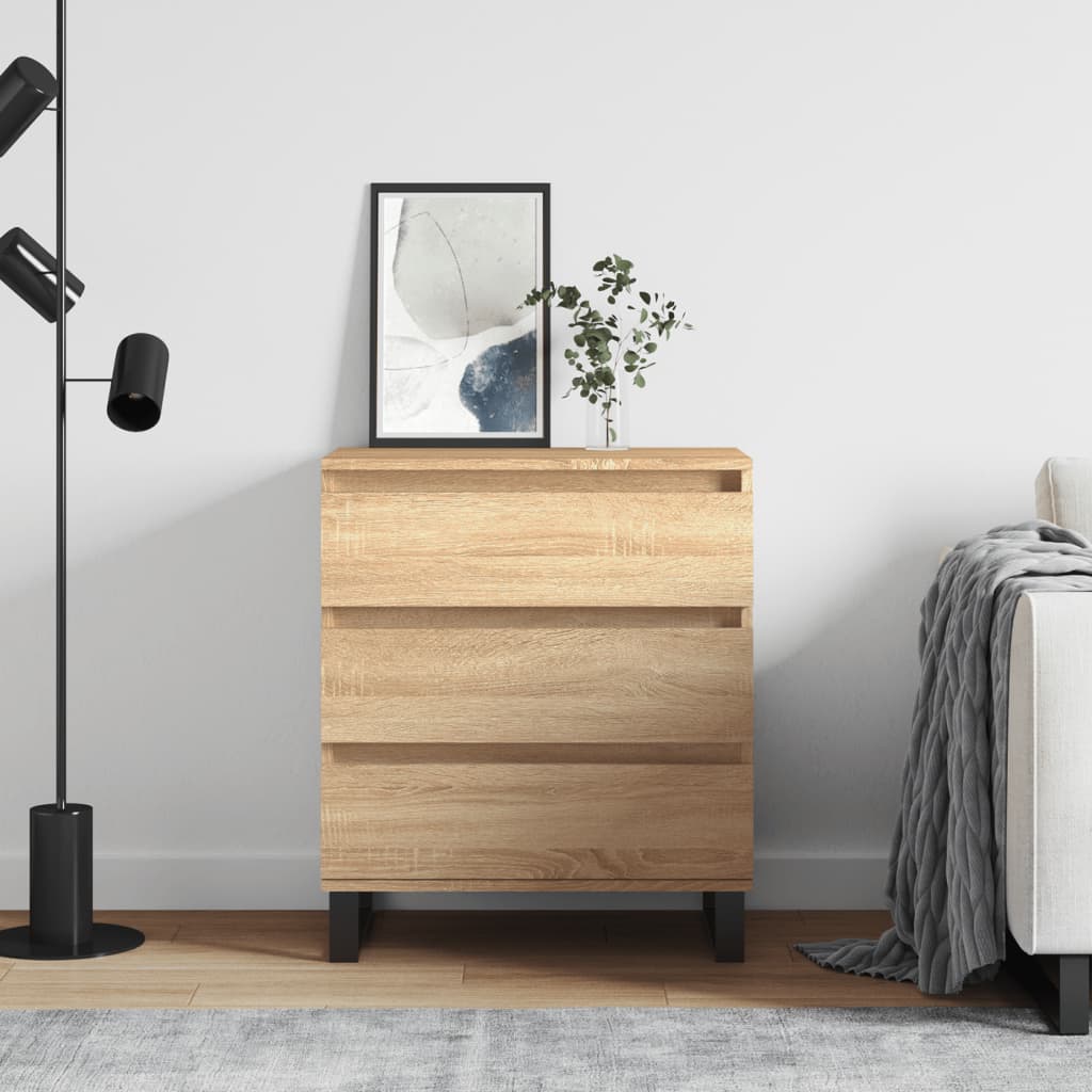 Συρταριέρα Sonoma Δρυς 60x35x70 εκ. Επεξεργασμένο Ξύλο