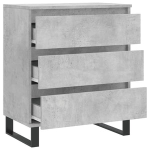 Ντουλάπι Γκρι Σκυροδέματος 60x35x70 εκ. Επεξεργασμένο Ξύλο - Pakobazaar