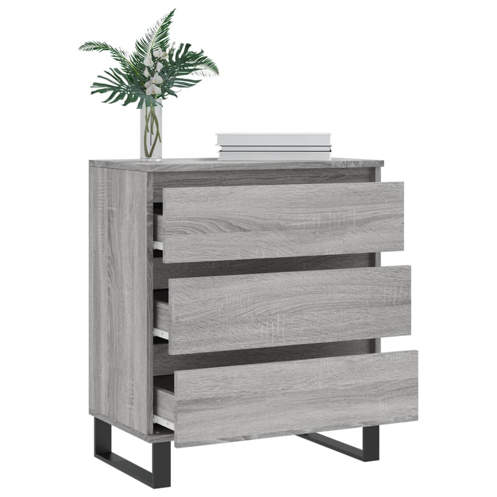 Ντουλάπι Γκρι Sonoma 60x35x70 εκ. από Επεξεργασμένο Ξύλο - Pakobazaar