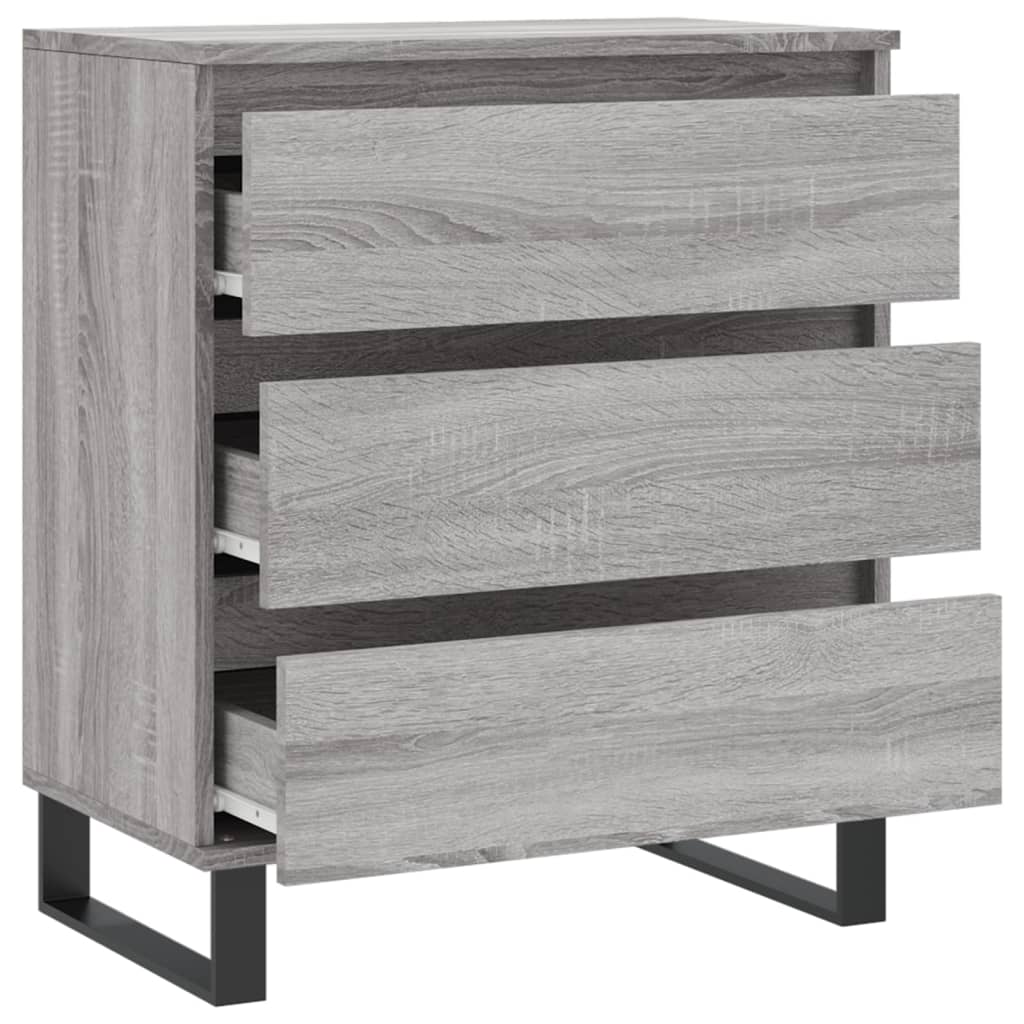 Ντουλάπι Γκρι Sonoma 60x35x70 εκ. από Επεξεργασμένο Ξύλο - Pakobazaar