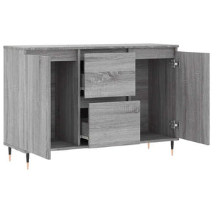 Μπουφές Γκρι Sonoma 101,5 x 35 x 70 εκ. από Επεξεργασμένο Ξύλο