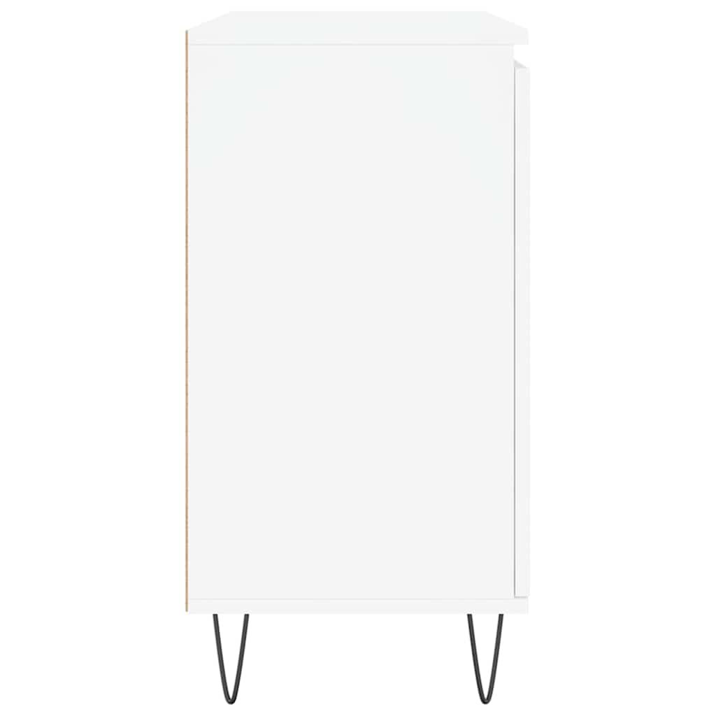 Μπουφές Λευκός 101,5 x 35 x 70 εκ. από Επεξεργασμένο Ξύλο - Pakobazaar