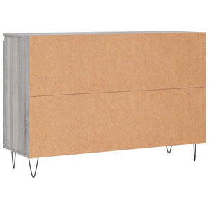 Μπουφές Γκρι Sonoma 101,5 x 35 x 70 εκ. από Επεξεργασμένο Ξύλο - Pakobazaar