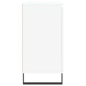 Μπουφές Λευκός 101,5 x 35 x 70 εκ. από Επεξεργασμένο Ξύλο