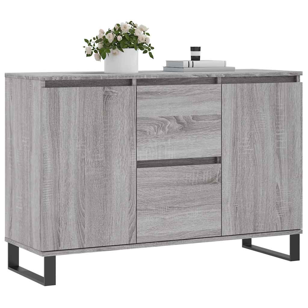 Μπουφές Γκρι Sonoma 101,5 x 35 x 70 εκ. από Επεξεργασμένο Ξύλο - Pakobazaar