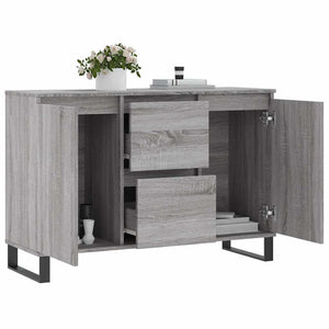 Μπουφές Γκρι Sonoma 101,5 x 35 x 70 εκ. από Επεξεργασμένο Ξύλο - Pakobazaar