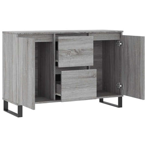 Μπουφές Γκρι Sonoma 101,5 x 35 x 70 εκ. από Επεξεργασμένο Ξύλο - Pakobazaar