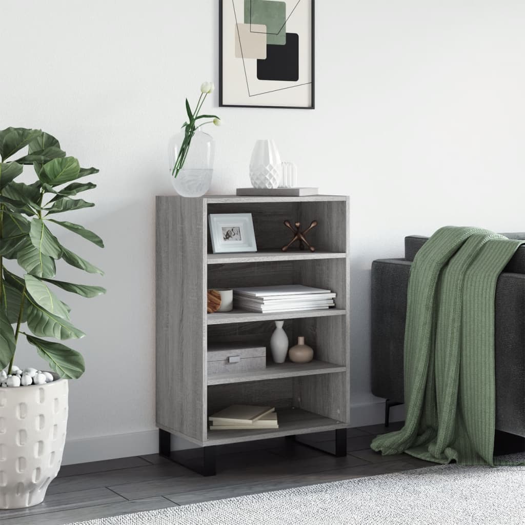 Ραφιέρα Γκρι Sonoma 57 x 35 x 90 από Επεξεργασμένο Ξύλο - Pakobazaar