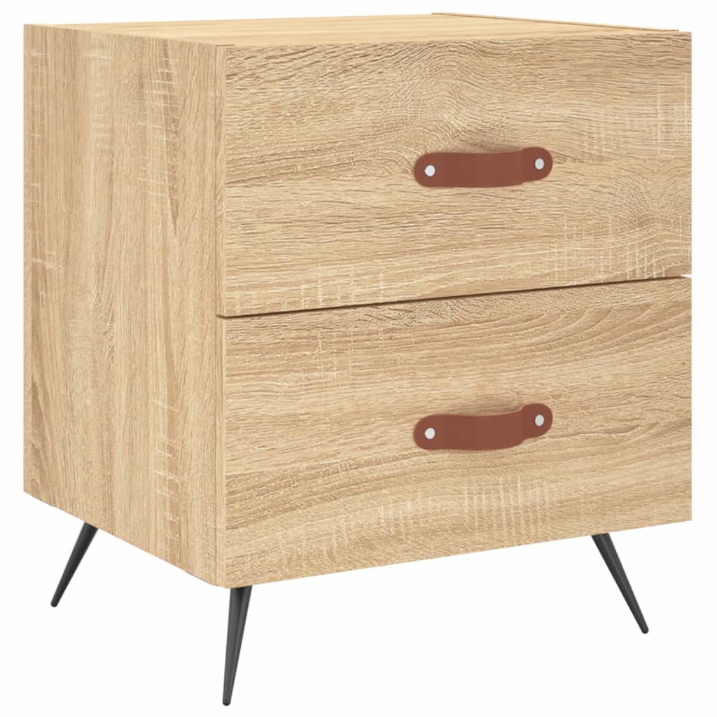 Κομοδίνο Sonoma Δρυς 40 x 35 x 47,5 εκ. από Επεξεργασμένο Ξύλο