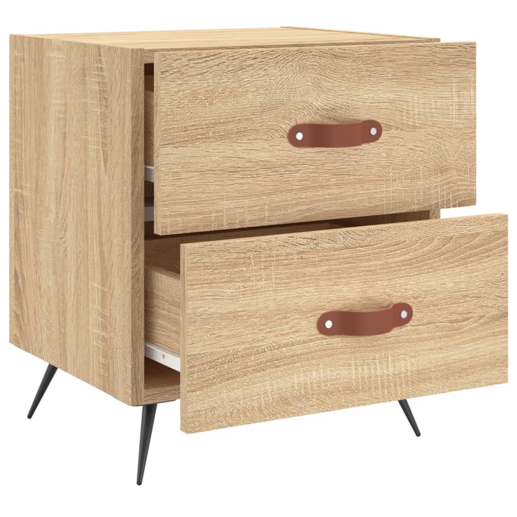 Κομοδίνο Sonoma Δρυς 40 x 35 x 47,5 εκ. από Επεξεργασμένο Ξύλο