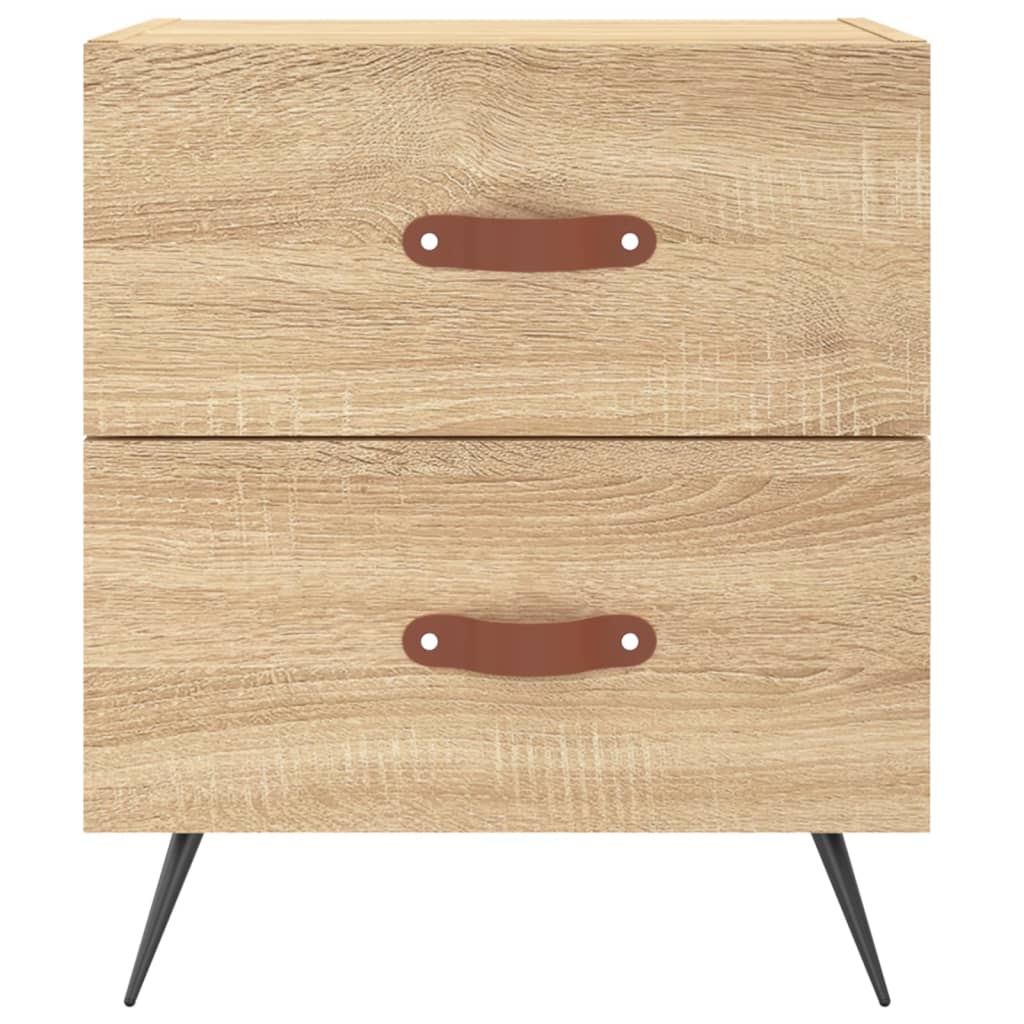 Κομοδίνο Sonoma Δρυς 40 x 35 x 47,5 εκ. από Επεξεργασμένο Ξύλο