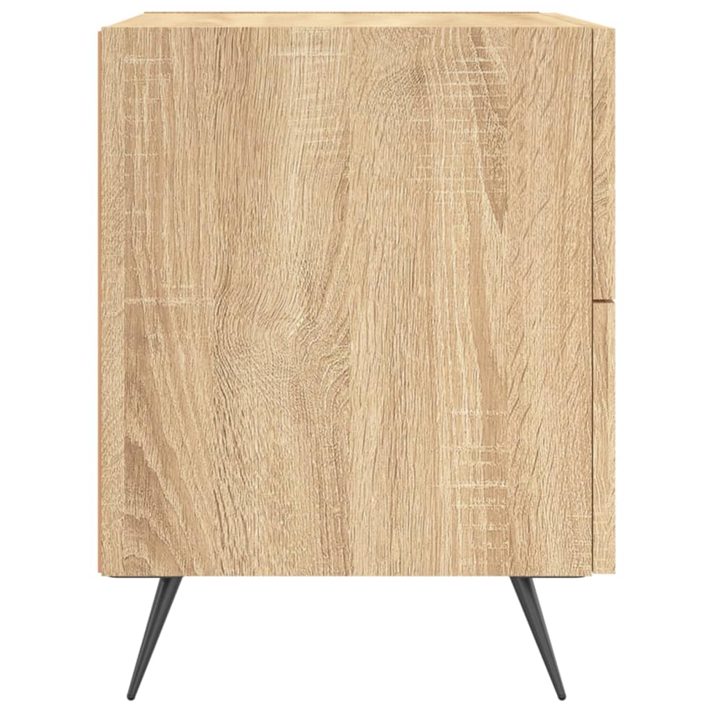 Κομοδίνο Sonoma Δρυς 40 x 35 x 47,5 εκ. από Επεξεργασμένο Ξύλο