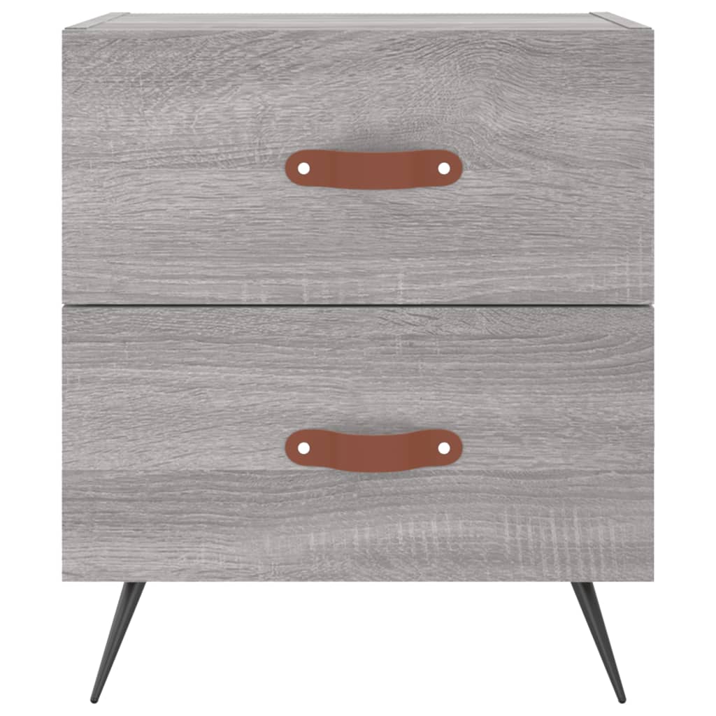 Κομοδίνο Γκρι Sonoma 40 x 35 x 47,5 εκ. από Επεξεργασμένο Ξύλο - Pakobazaar