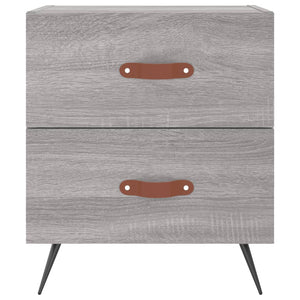 Κομοδίνο Γκρι Sonoma 40 x 35 x 47,5 εκ. από Επεξεργασμένο Ξύλο - Pakobazaar