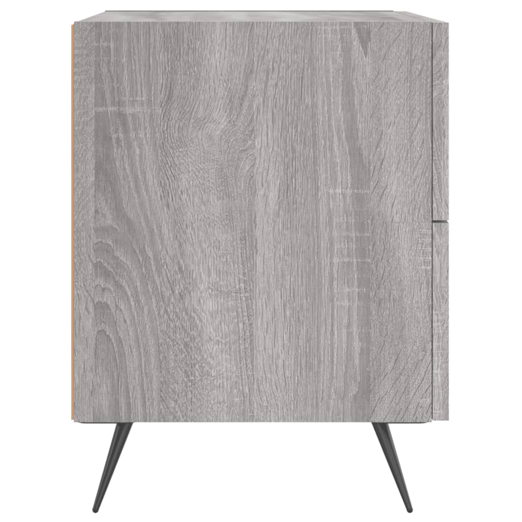Κομοδίνο Γκρι Sonoma 40 x 35 x 47,5 εκ. από Επεξεργασμένο Ξύλο - Pakobazaar