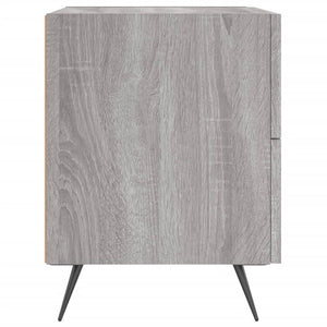 Κομοδίνα 2 τεμ. Γκρι Sonoma 40 x 35 x 47,5 εκ. Επεξεργ. Ξύλο
