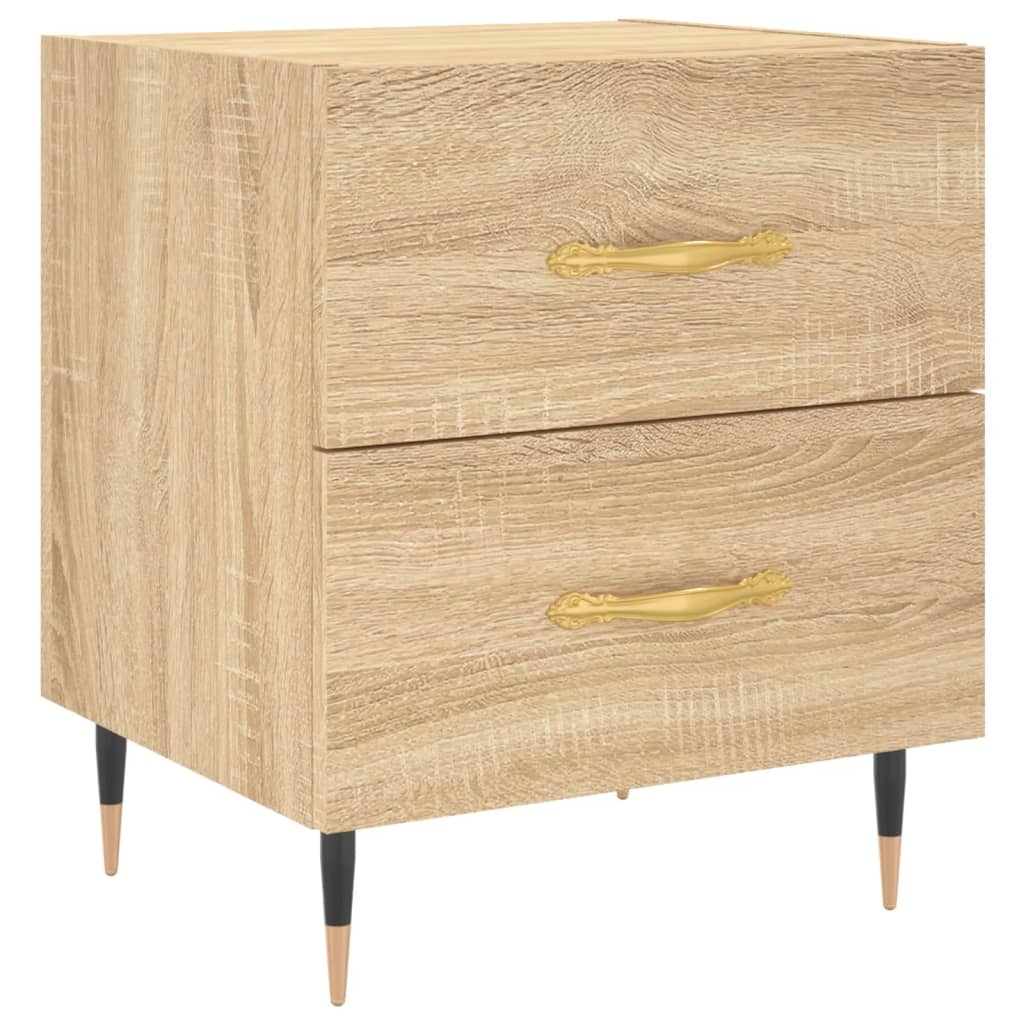Κομοδίνο Sonoma Δρυς 40 x 35 x 47,5 εκ. από Επεξεργασμένο Ξύλο