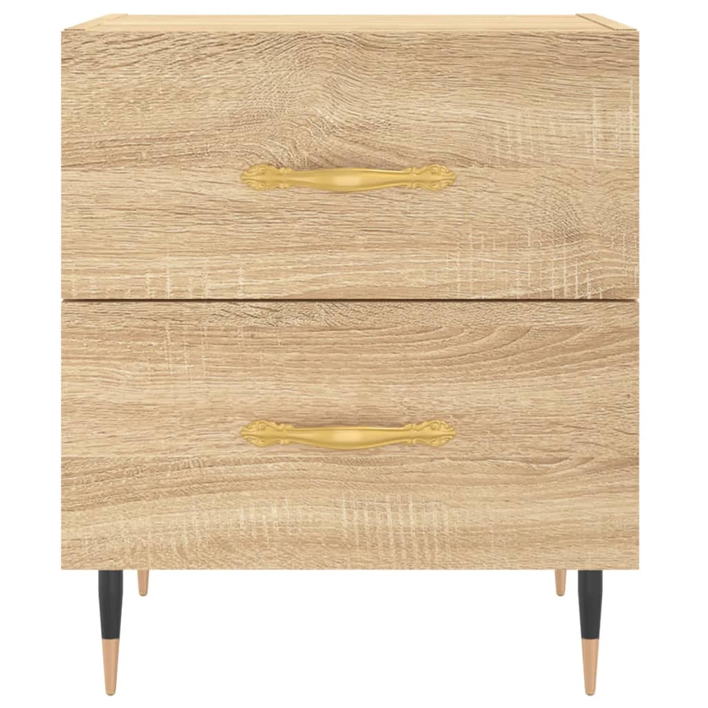 Κομοδίνα 2 τεμ. Sonoma Δρυς 40 x 35 x 47,5 εκ. Επεξεργ. Ξύλο