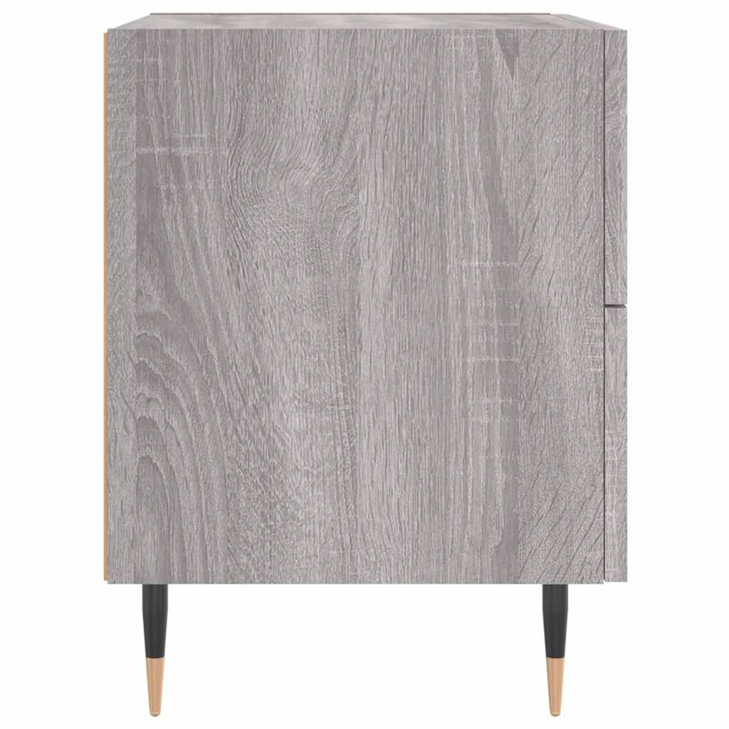 Κομοδίνο Γκρι Sonoma 40 x 35 x 47,5 εκ. από Επεξεργασμένο Ξύλο