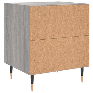 Κομοδίνο Γκρι Sonoma 40 x 35 x 47,5 εκ. από Επεξεργασμένο Ξύλο