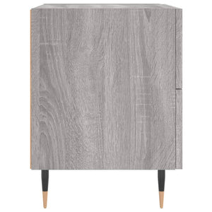 Κομοδίνα 2 τεμ. Γκρι Sonoma 40 x 35 x 47,5 εκ. Επεξεργ. Ξύλο