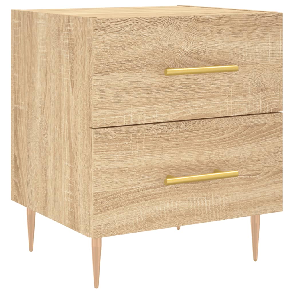 Κομοδίνο Sonoma Δρυς 40 x 35 x 47,5 εκ. από Επεξεργασμένο Ξύλο