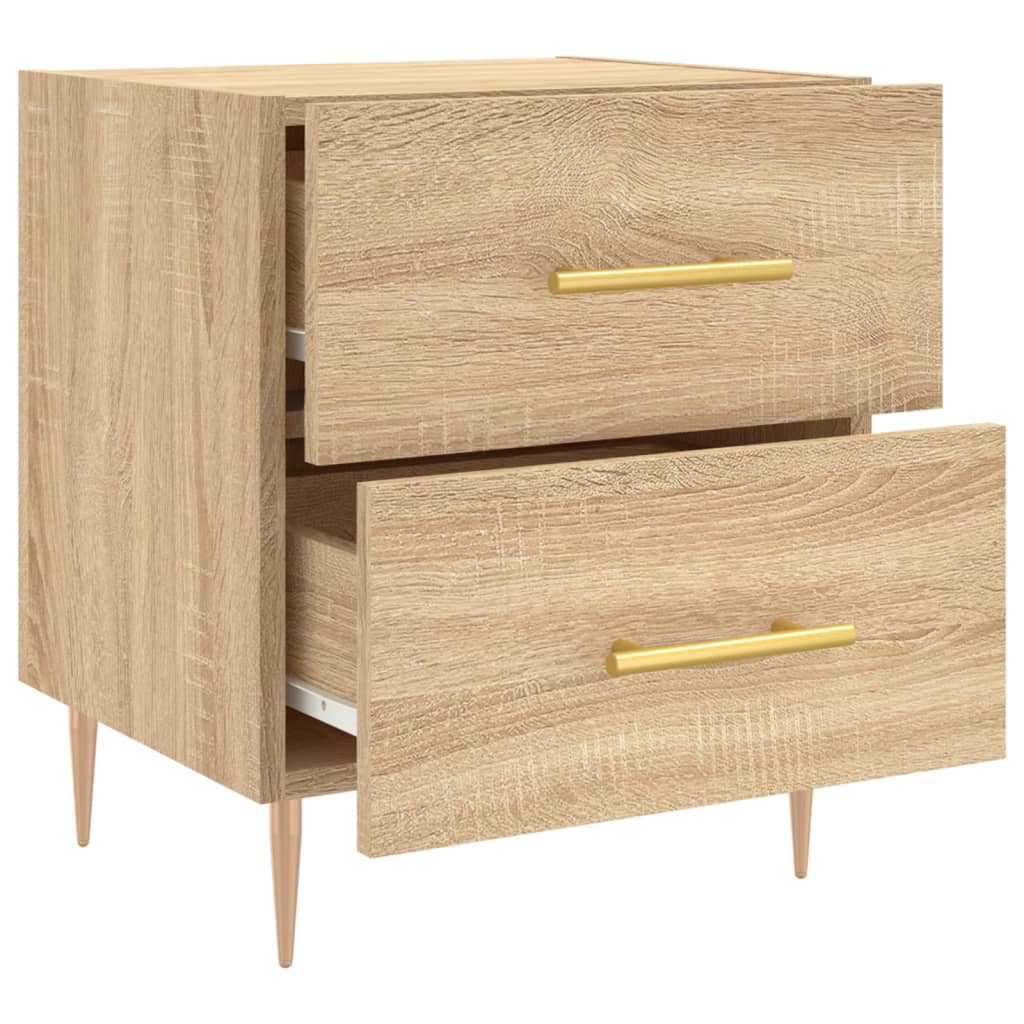 Κομοδίνο Sonoma Δρυς 40 x 35 x 47,5 εκ. από Επεξεργασμένο Ξύλο