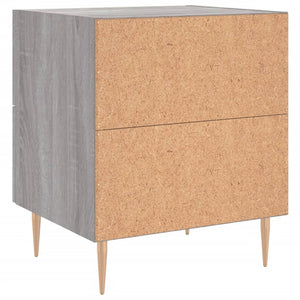 Κομοδίνο Γκρι Sonoma 40 x 35 x 47,5 εκ. από Επεξεργασμένο Ξύλο