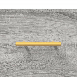Κομοδίνο Γκρι Sonoma 40 x 35 x 47,5 εκ. από Επεξεργασμένο Ξύλο