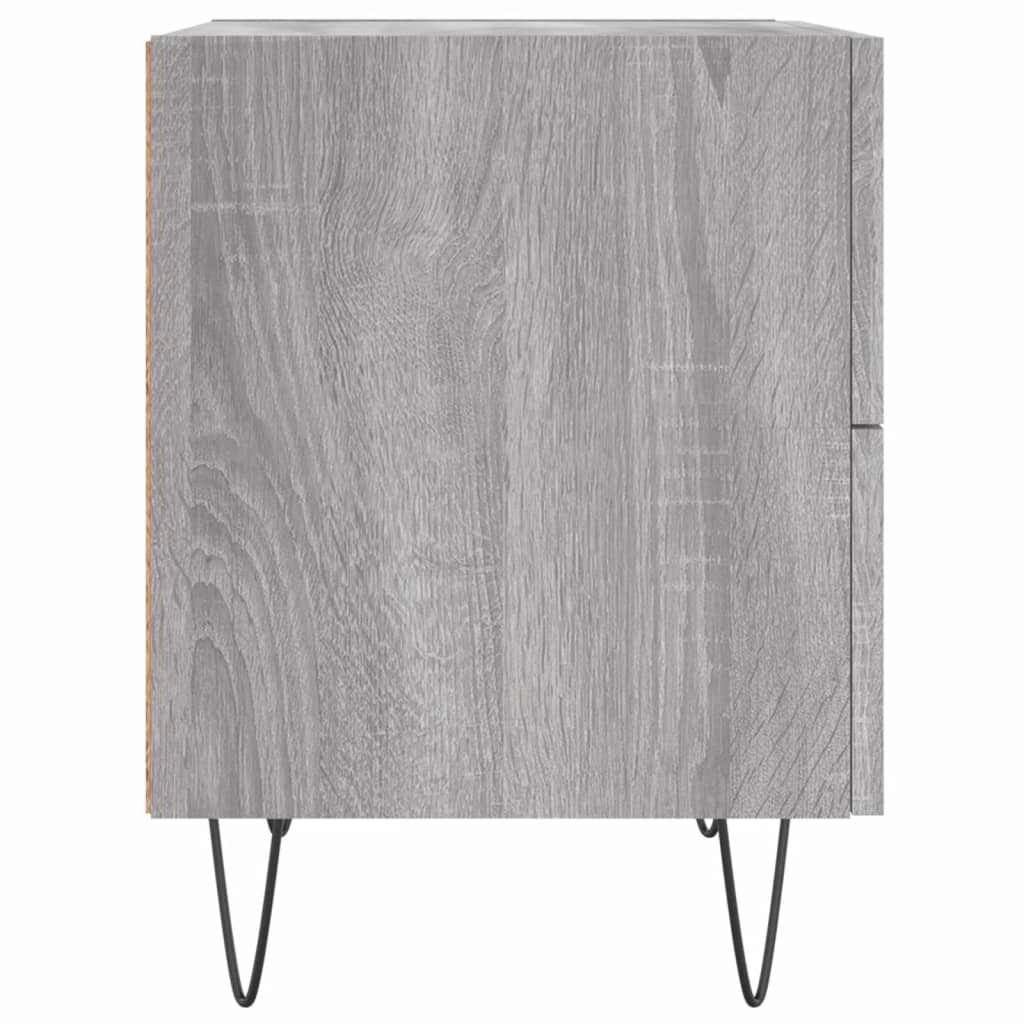Κομοδίνο Γκρι Sonoma 40 x 35 x 47,5 εκ. από Επεξεργασμένο Ξύλο - Pakobazaar