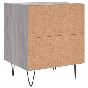 Κομοδίνο Γκρι Sonoma 40 x 35 x 47,5 εκ. από Επεξεργασμένο Ξύλο - Pakobazaar