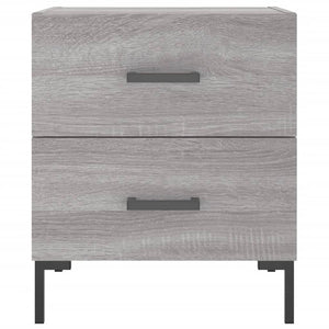 Κομοδίνο Γκρι Sonoma 40 x 35 x 47,5 εκ. από Επεξεργασμένο Ξύλο