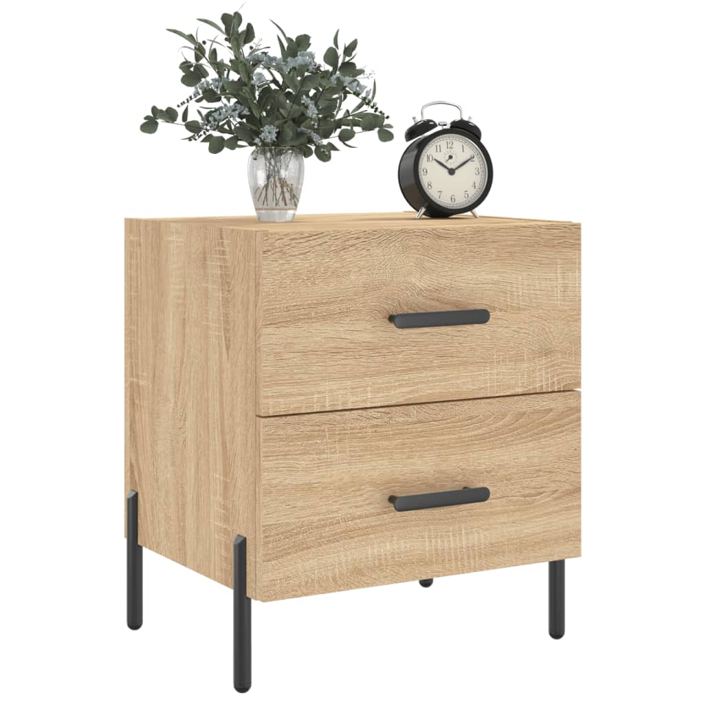 Κομοδίνο Sonoma Δρυς 40 x 35 x 47,5 εκ. από Επεξεργασμένο Ξύλο