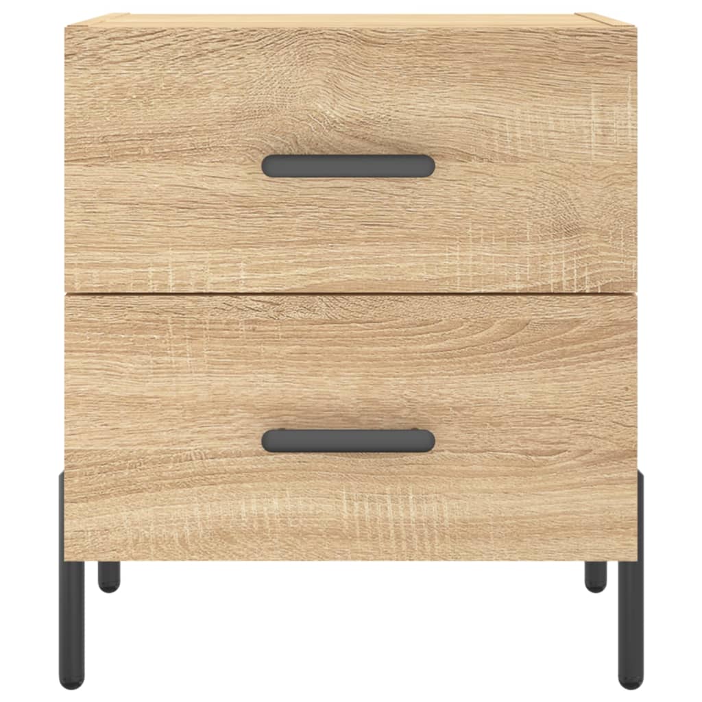 Κομοδίνα 2 τεμ. Sonoma Δρυς 40 x 35 x 47,5 εκ. Επεξεργ. Ξύλο