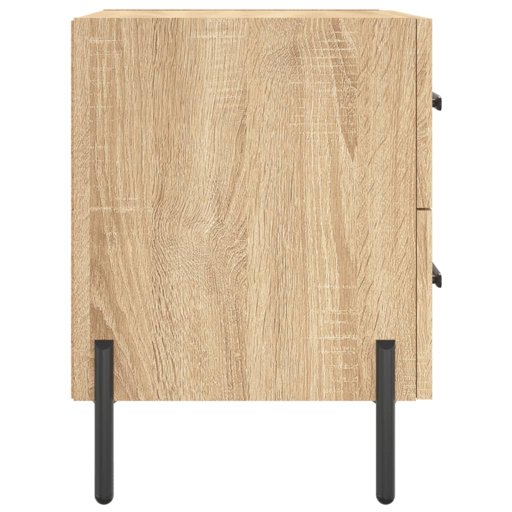 Κομοδίνα 2 τεμ. Sonoma Δρυς 40 x 35 x 47,5 εκ. Επεξεργ. Ξύλο