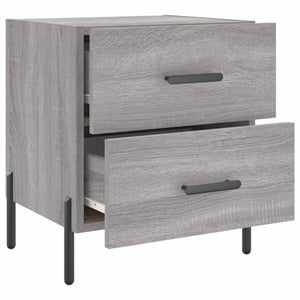 Κομοδίνο Γκρι Sonoma 40 x 35 x 47,5 εκ. από Επεξεργασμένο Ξύλο