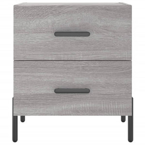 Κομοδίνο Γκρι Sonoma 40 x 35 x 47,5 εκ. από Επεξεργασμένο Ξύλο