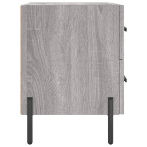 Κομοδίνο Γκρι Sonoma 40 x 35 x 47,5 εκ. από Επεξεργασμένο Ξύλο