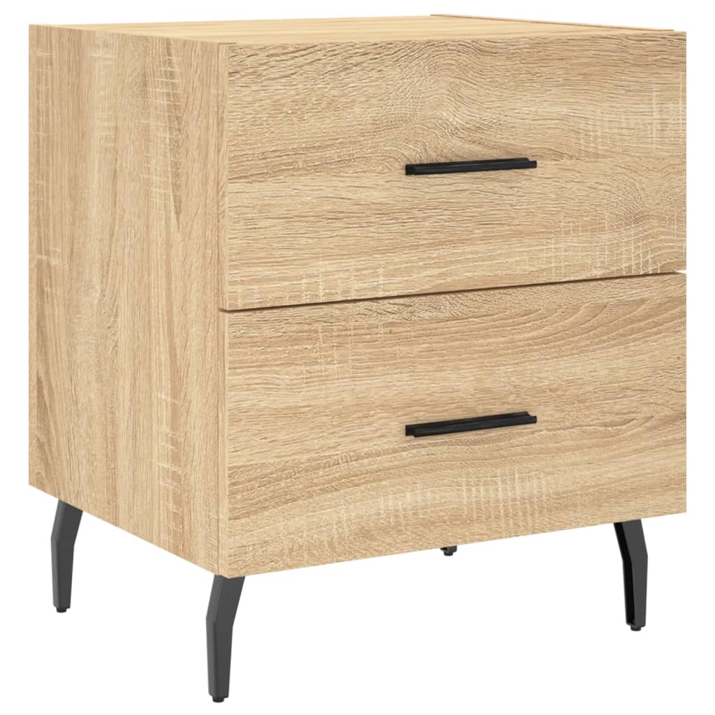 Κομοδίνο Sonoma Δρυς 40 x 35 x 47,5 εκ. από Επεξεργασμένο Ξύλο